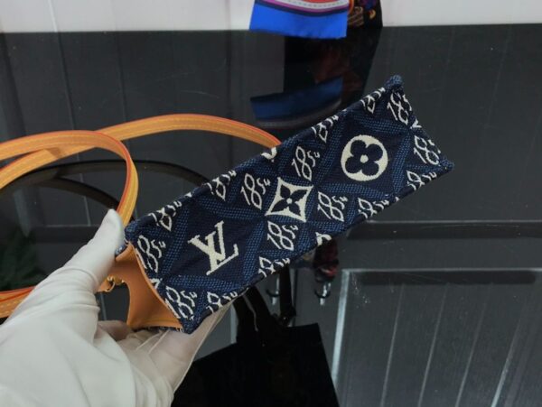 1:1 Replica Louis Vuitton LV Since 1854 Petit Sac Plat Red/Blue/Black Luxury Bag For Women - 17 cm/6.6 in