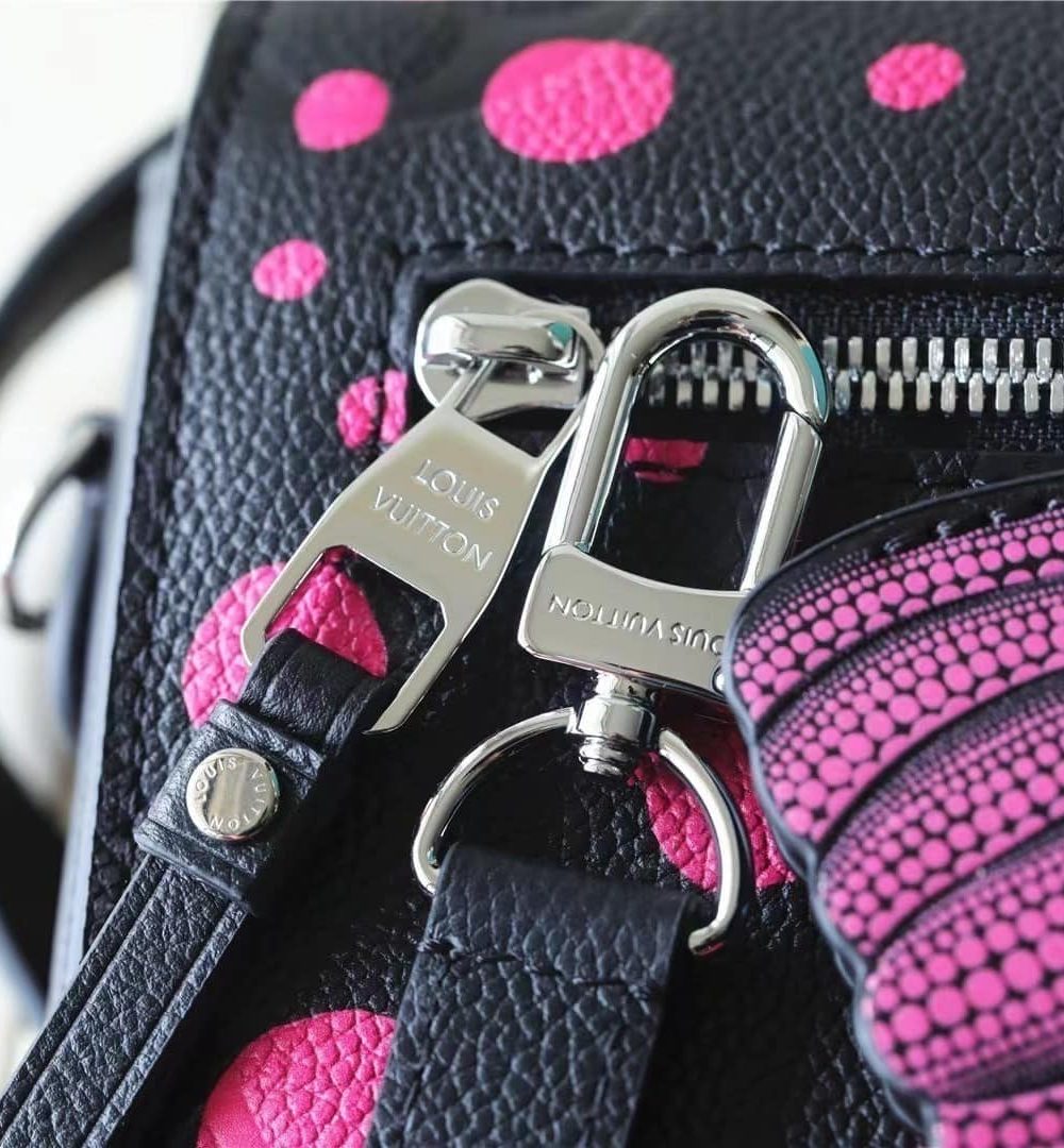 1:1 Replica Louis Vuitton LV LV x YK Pochette Métis Black And Pink Vibrant Bag For Women M46420 - 9.8in/ 25cm