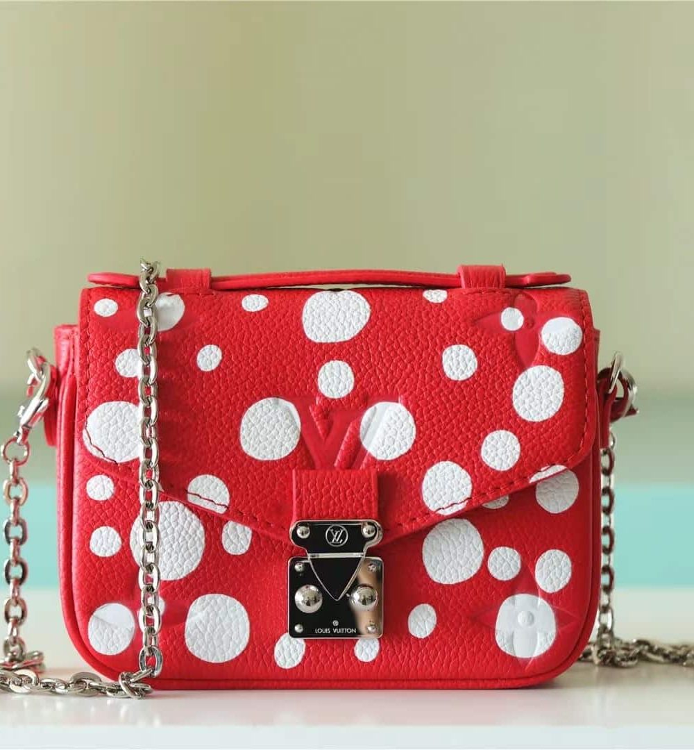 1:1 Replica Louis Vuitton LV LV x YK Pochette Métis​ Red Captivating Bag For Women - 5.5in/14cm
