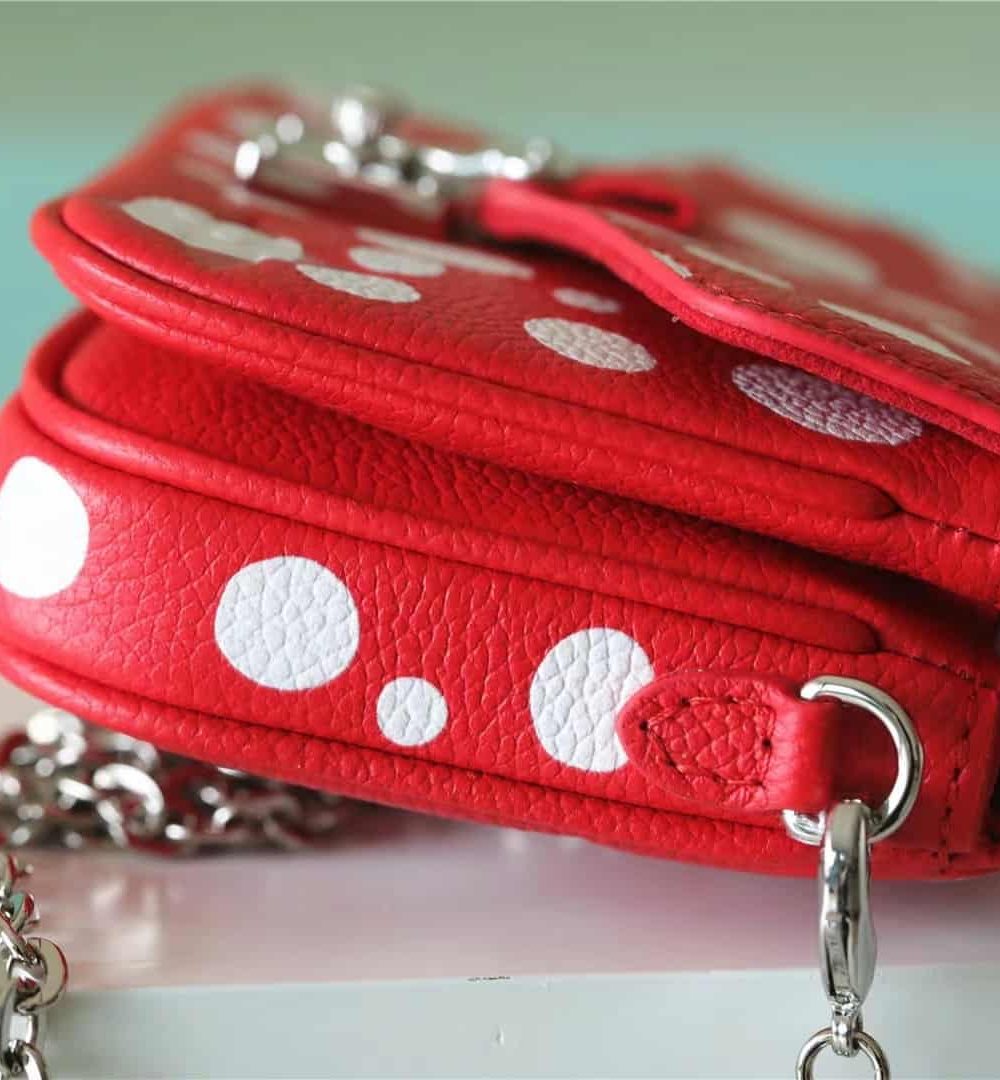 1:1 Replica Louis Vuitton LV LV x YK Pochette Métis​ Red Captivating Bag For Women - 5.5in/14cm