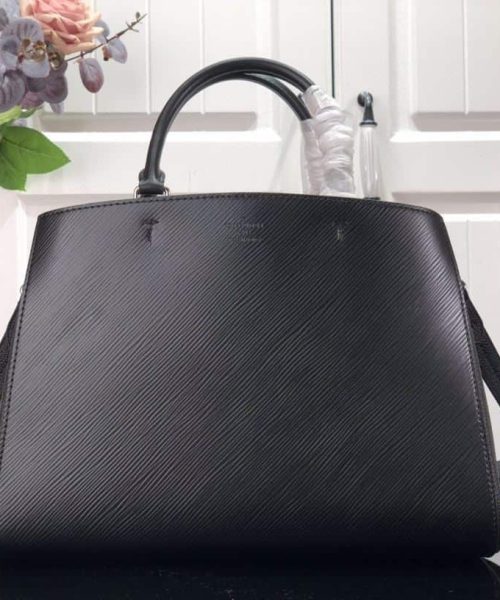 1:1 Replica Louis Vuitton LV Marelle Tote MM Epi Leather Black/Brown/Blue/Beige Luxurious Bag For Women M59954 - 11.8in/30cm