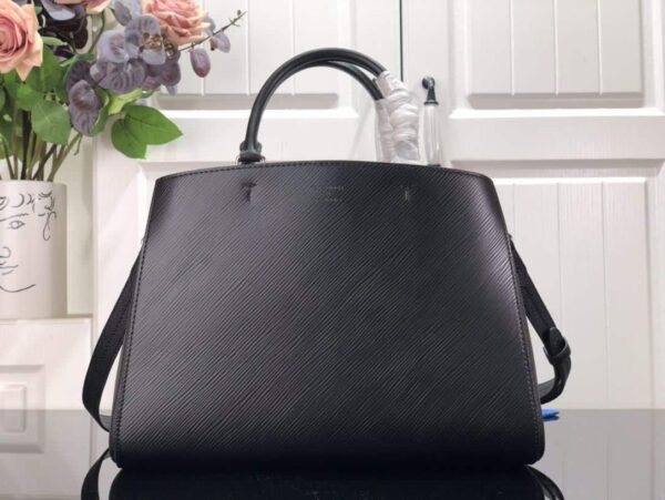 1:1 Replica Louis Vuitton LV Marelle Tote MM Epi Leather Black/Brown/Blue/Beige Luxurious Bag For Women M59954 - 11.8in/30cm