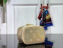 1:1 Replica Louis Vuitton LV Micro Vanity Bag Gold/ Sliver Unique Bag For Women M22920 M82467 - 11cm/ 4.3in