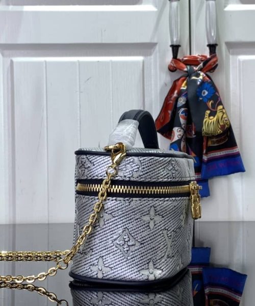 1:1 Replica Louis Vuitton LV Micro Vanity Bag Gold/ Sliver Unique Bag For Women M22920 M82467 - 11cm/ 4.3in