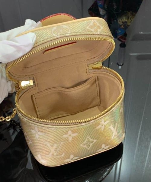 1:1 Replica Louis Vuitton LV Micro Vanity Bag Gold/ Sliver Unique Bag For Women M22920 M82467 - 11cm/ 4.3in