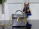1:1 Replica Louis Vuitton LV Micro Vanity Bag Gold/ Sliver Unique Bag For Women M22920 M82467 - 11cm/ 4.3in