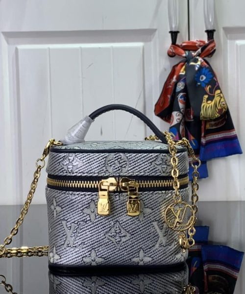 1:1 Replica Louis Vuitton LV Micro Vanity Bag Gold/ Sliver Unique Bag For Women M22920 M82467 - 11cm/ 4.3in