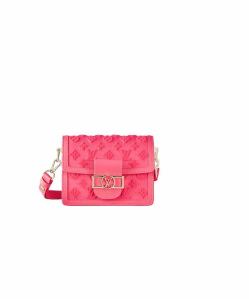 1:1 Replica Louis Vuitton LV Mini Dauphine Pink Luxury Bag For Women M20747 -‎ 7.9in/ 20cm