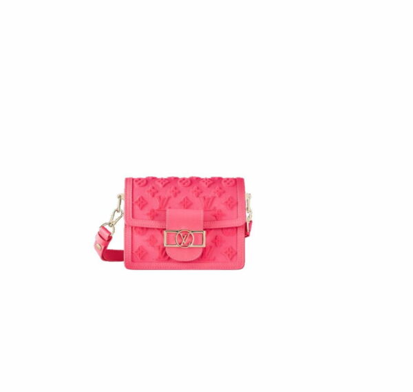 1:1 Replica Louis Vuitton LV Mini Dauphine Pink Luxury Bag For Women M20747 -‎ 7.9in/ 20cm