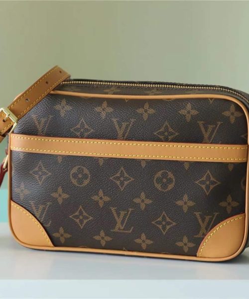 1:1 Replica Louis Vuitton LV Monogram Trocadero 23 Brown Luxury Bag For Women - 9.1in/ 23cm