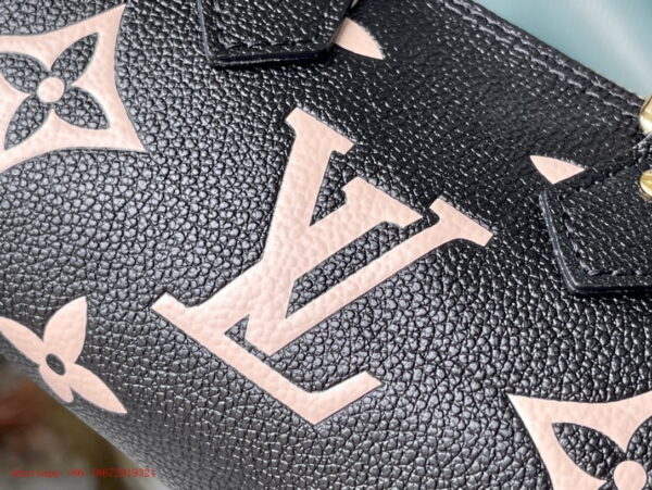 1:1 Replica Louis Vuitton LV Nano Speedy Bicolor Monogram Empreinte Leather Luxury Bag For Women M81456 - 6.3in/16cm