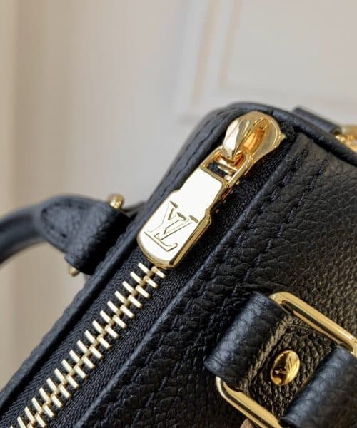 1:1 Replica Louis Vuitton LV Nano Speedy Bicolor Monogram Empreinte Leather Luxury Bag For Women M81457 - 6.3in/16cm