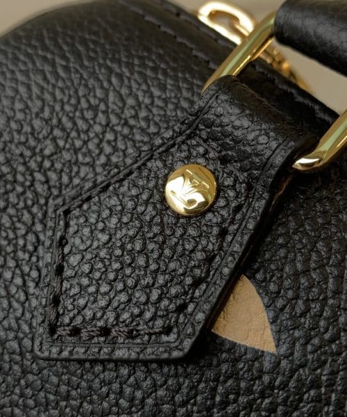 1:1 Replica Louis Vuitton LV Nano Speedy Bicolor Monogram Empreinte Leather Luxury Bag For Women M81457 - 6.3in/16cm