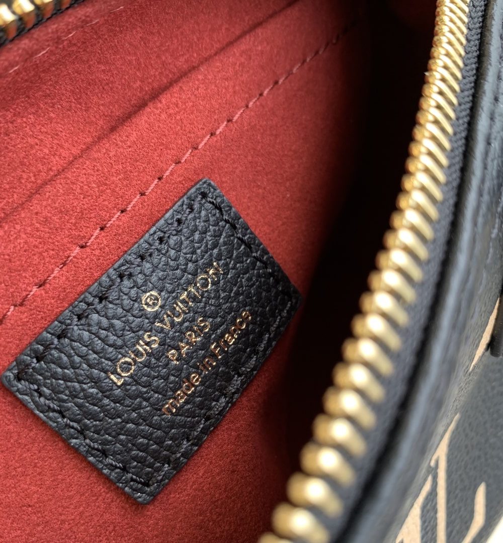 1:1 Replica Louis Vuitton LV Nano Speedy Bicolor Monogram Empreinte Leather Luxury Bag For Women M81457 - 6.3in/16cm