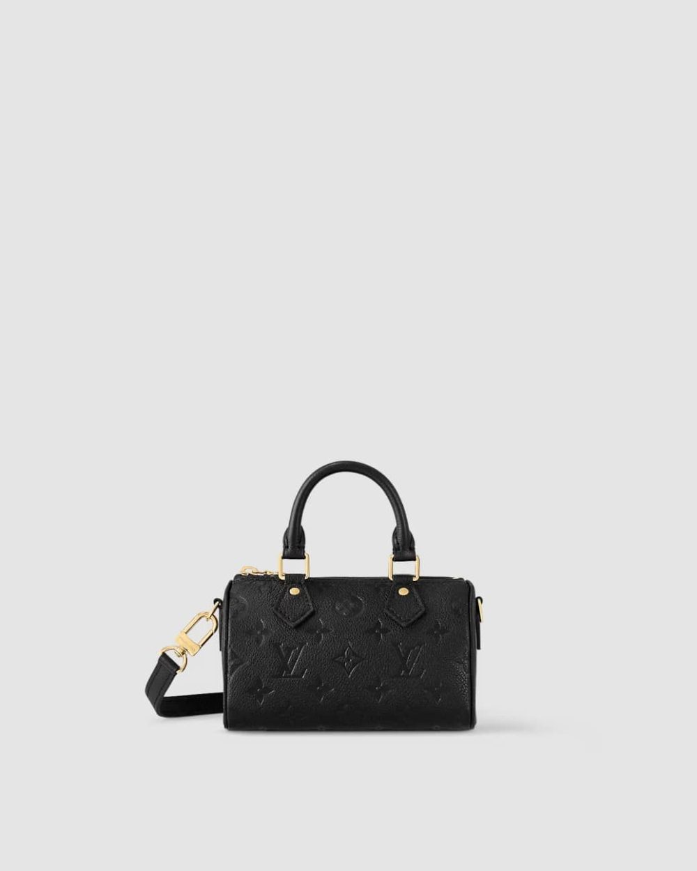 1:1 Replica Louis Vuitton LV Nano Speedy Monogram Empreinte Leather Luxury Bag For Women M82450 - 6.3in/16cm