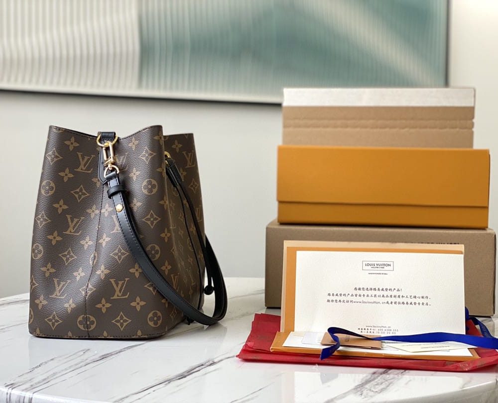 1:1 Replica Louis Vuitton LV NéoNoé MM Monogram Canvas Luxury Bag For Women M44020 -  10.2in/26cm