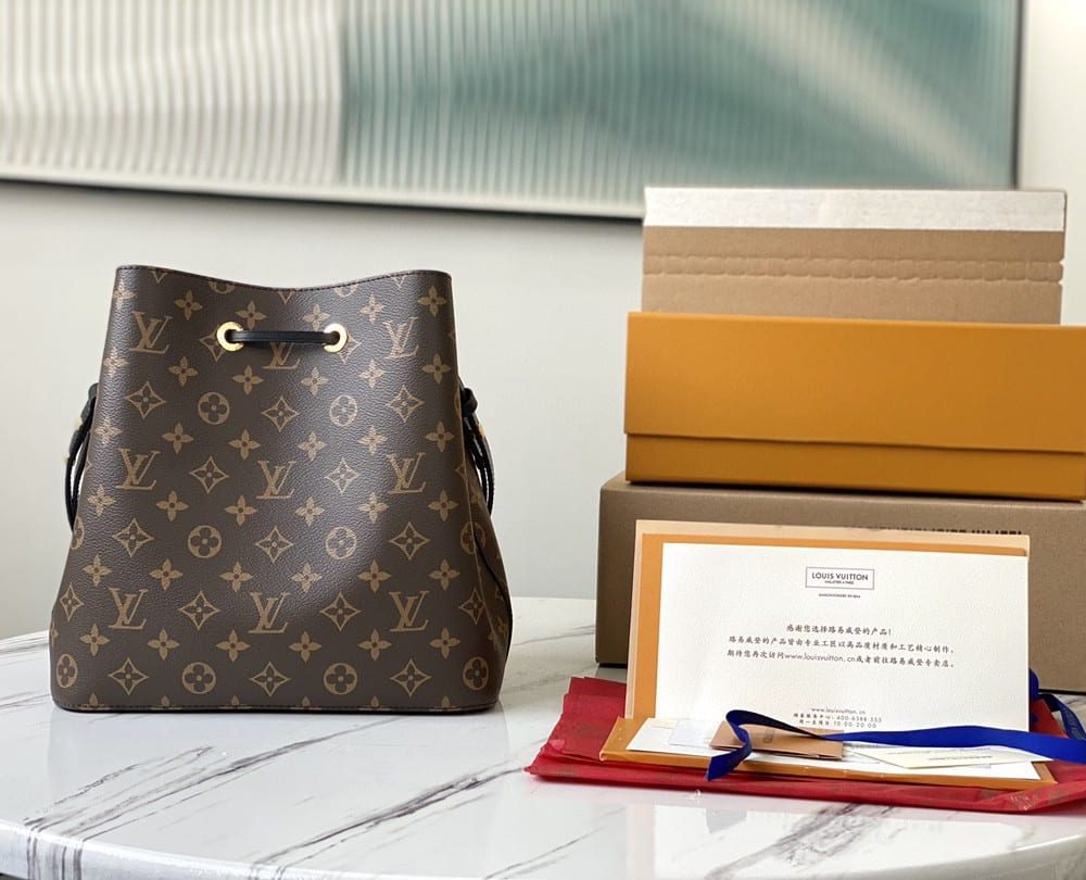 1:1 Replica Louis Vuitton LV NéoNoé MM Monogram Canvas Luxury Bag For Women M44020 -  10.2in/26cm