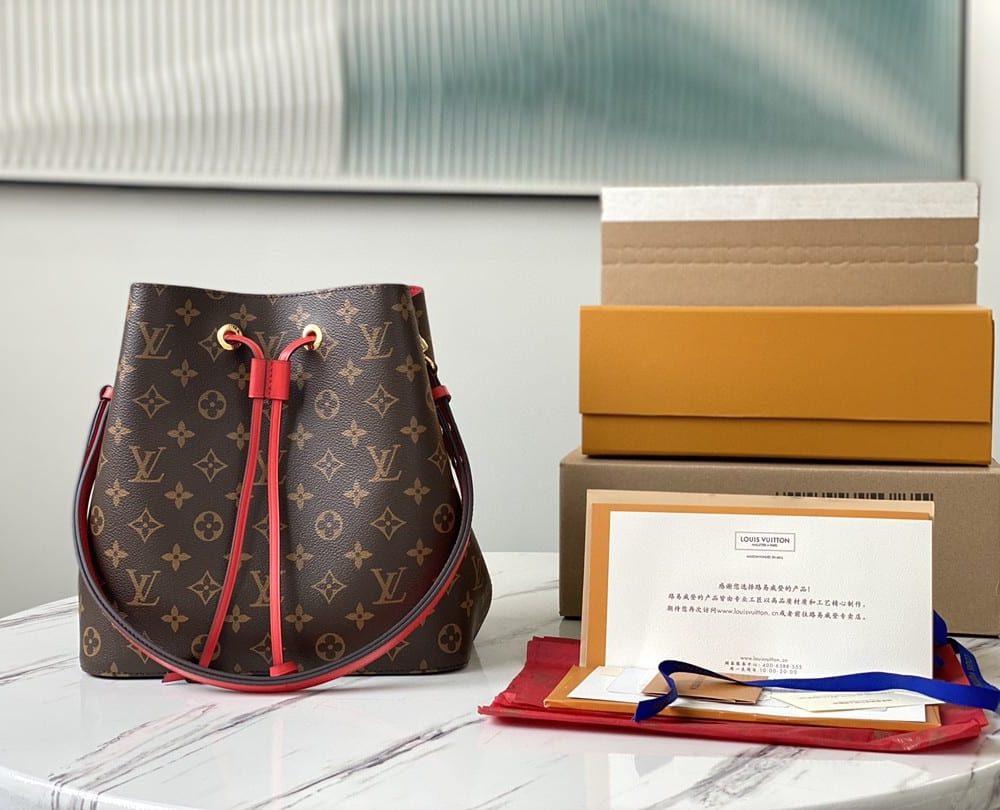 1:1 Replica Louis Vuitton LV NéoNoé MM Monogram Canvas Luxury Bag For Women M44021 -  10.2in/26cm