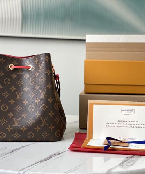 1:1 Replica Louis Vuitton LV NéoNoé MM Monogram Canvas Luxury Bag For Women M44021 -  10.2in/26cm