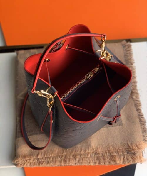 1:1 Replica Louis Vuitton LV NéoNoé MM Monogram Empreinte Leather Luxury Bag For Women M45306 -  10.2in/26cm