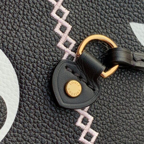 1:1 Replica Louis Vuitton LV Neverfull MM Monogram Empreinte Black Luxury Bag For Women M46040 - 12.2in/31cm