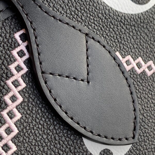 1:1 Replica Louis Vuitton LV Neverfull MM Monogram Empreinte Black Luxury Bag For Women M46040 - 12.2in/31cm