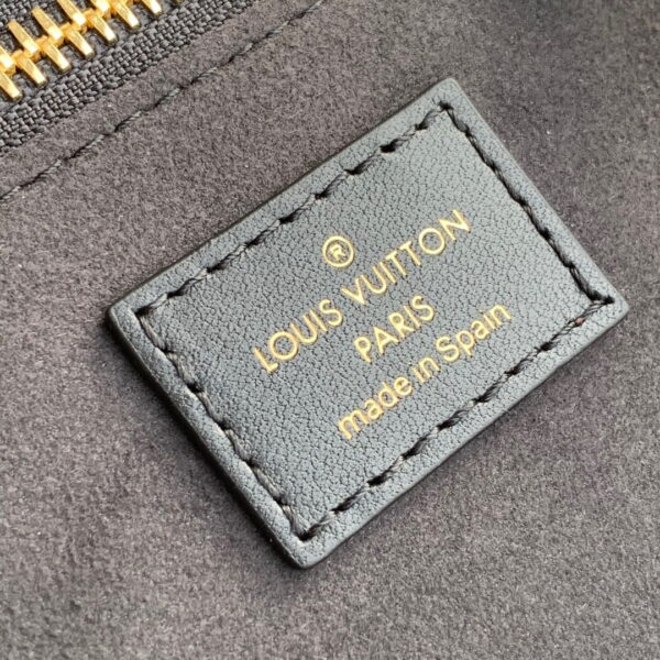 1:1 Replica Louis Vuitton LV Neverfull MM Monogram Empreinte Black Luxury Bag For Women M46040 - 12.2in/31cm