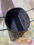 1:1 Replica Louis Vuitton LV Neverfull MM Monogram Empreinte Black Luxury Bag For Women M46040 - 12.2in/31cm
