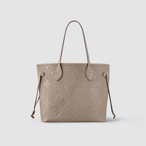 1:1 Replica Louis Vuitton LV Neverfull MM Monogram Empreinte Leather Luxury Bag For Women M45686 - 12.2in/31cm