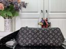 1:1 Replica Louis Vuitton LV Neverfull MM White/ Black Essential Bag For Women M20921 31 cm/ 12.2 in