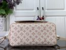 1:1 Replica Louis Vuitton LV Neverfull MM White/ Black Essential Bag For Women M20921 31 cm/ 12.2 in