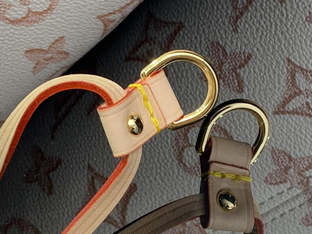 1:1 Replica Louis Vuitton LV Neverfull MM White/ Black Essential Bag For Women M20921 31 cm/ 12.2 in - Image 5