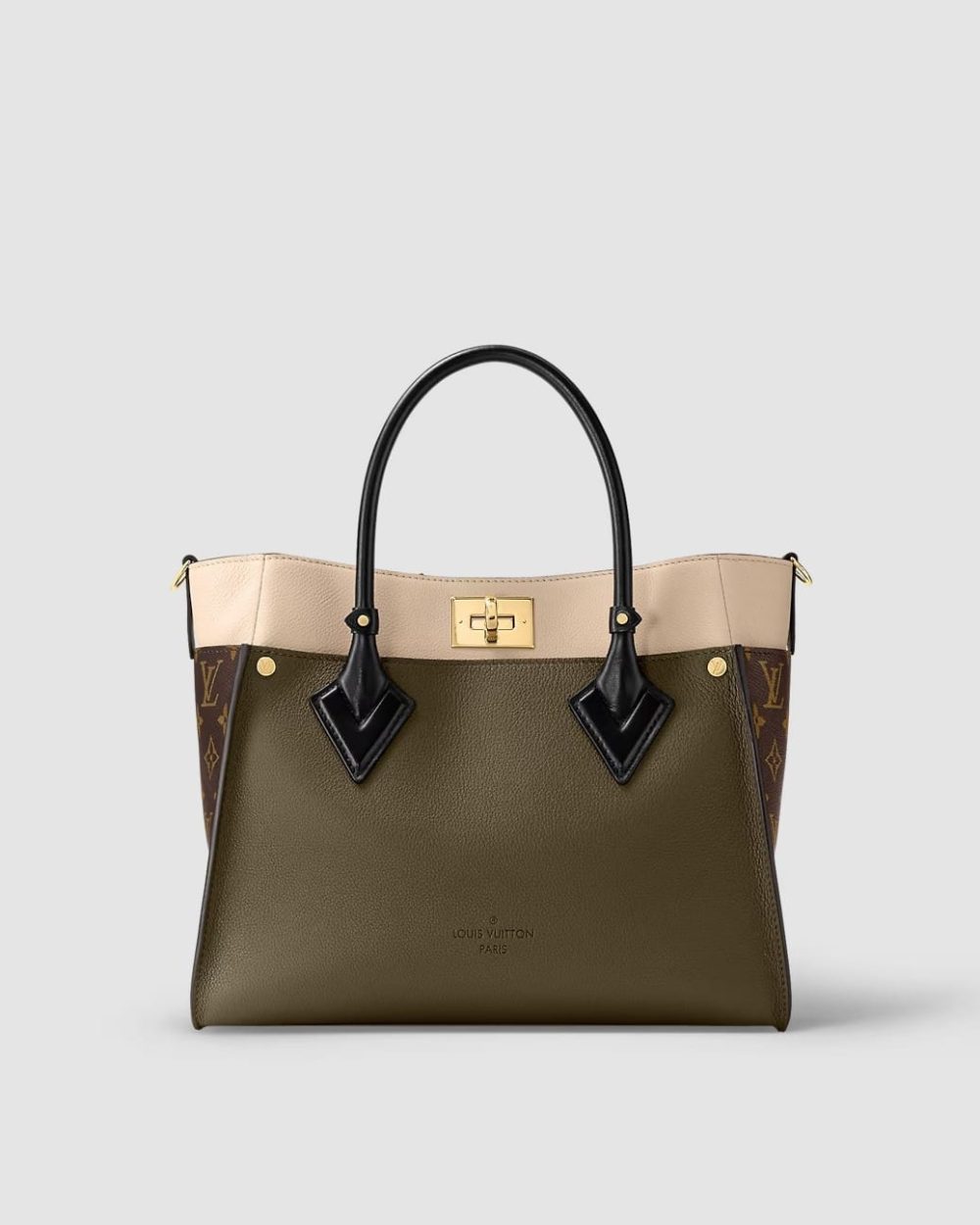 1:1 Replica Louis Vuitton LV On My Side MM High End Leather Luxury Bag For Women M55302 - 12in/31cm