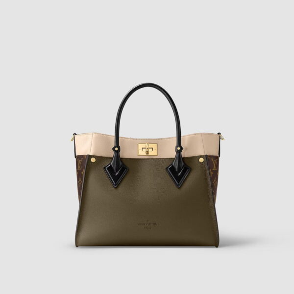 1:1 Replica Louis Vuitton LV On My Side MM High End Leather Luxury Bag For Women M55302 - 12in/31cm
