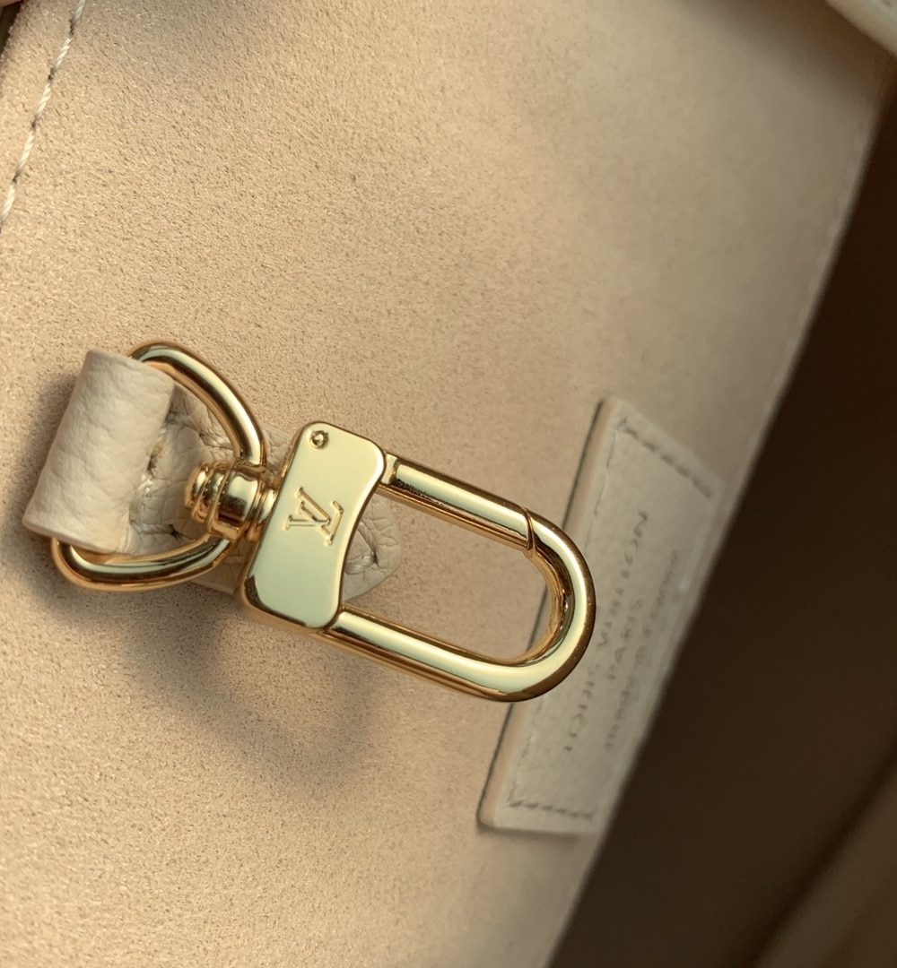 1:1 Replica Louis Vuitton LV Onthego MM Monogram Empreinte Beige/ Pink/ Yellow Luxury Bag For Women M46128 - 35cm/13.8in