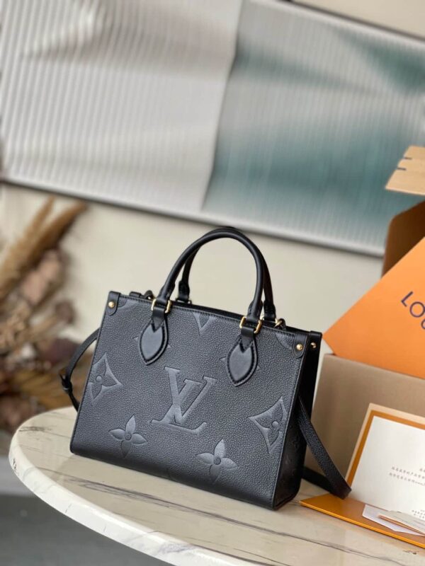 1:1 Replica Louis Vuitton LV OnTheGo PM Monogram Empreinte Lether Luxury Bag For Women M45653 - 9.8in/25cm
