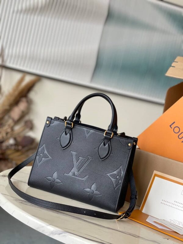 1:1 Replica Louis Vuitton LV OnTheGo PM Monogram Empreinte Lether Luxury Bag For Women M45653 - 9.8in/25cm