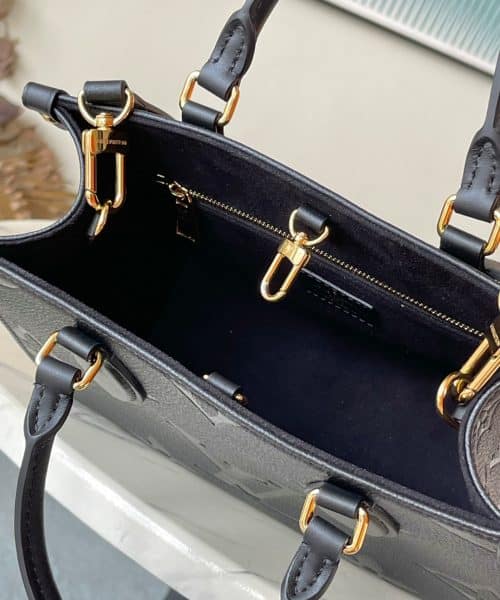 1:1 Replica Louis Vuitton LV OnTheGo PM Monogram Empreinte Lether Luxury Bag For Women M45653 - 9.8in/25cm