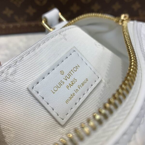 1:1 Replica Louis Vuitton LV Papillon BB Bubblegram Leather Luxury Bag For Women M59827 - 20cm