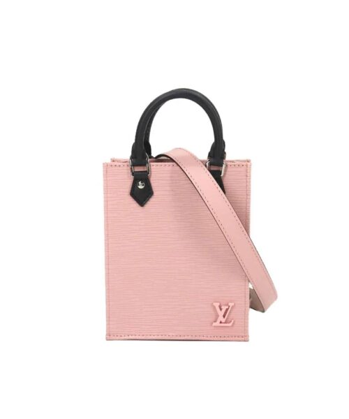 1:1 Replica Louis Vuitton LV Petit Sac Plat Light Pink/Yellow/Pink/Blue/White Essential Bag For Women 6.6in/17cm