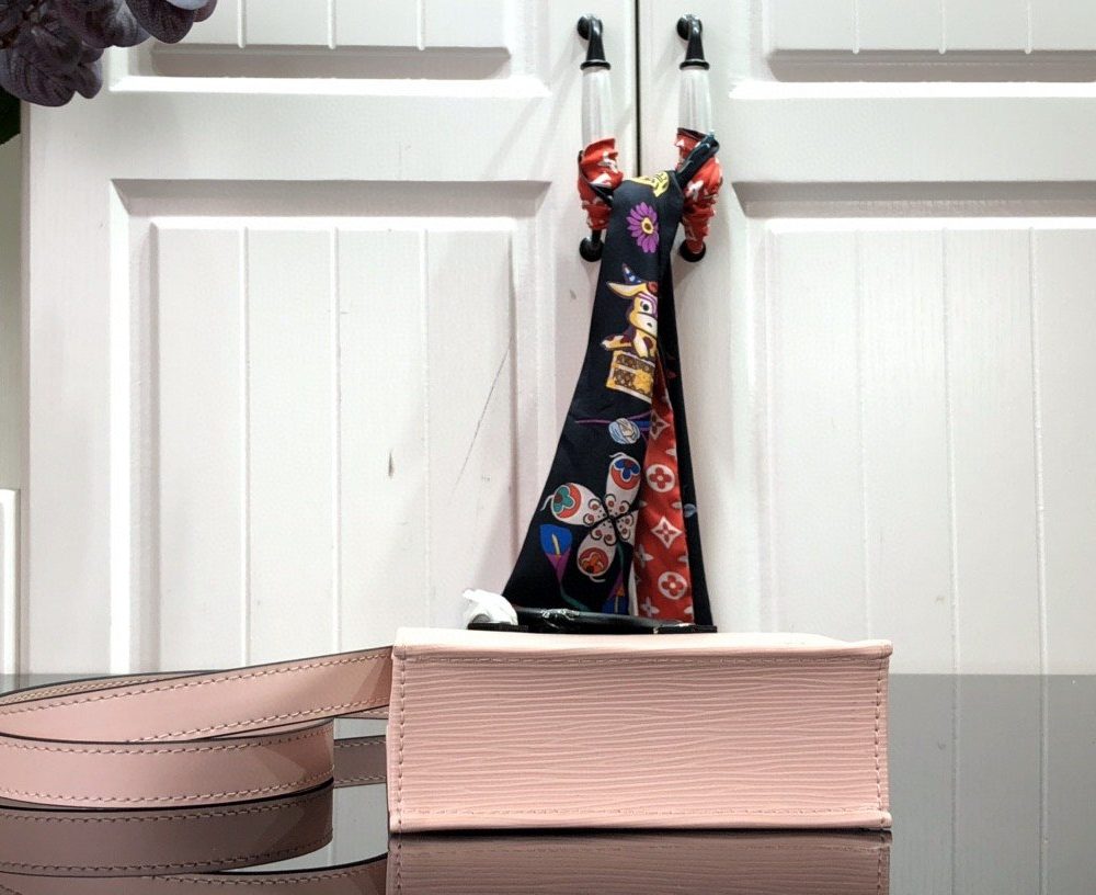 1:1 Replica Louis Vuitton LV Petit Sac Plat Light Pink/Yellow/Pink/Blue/White Essential Bag For Women 6.6in/17cm