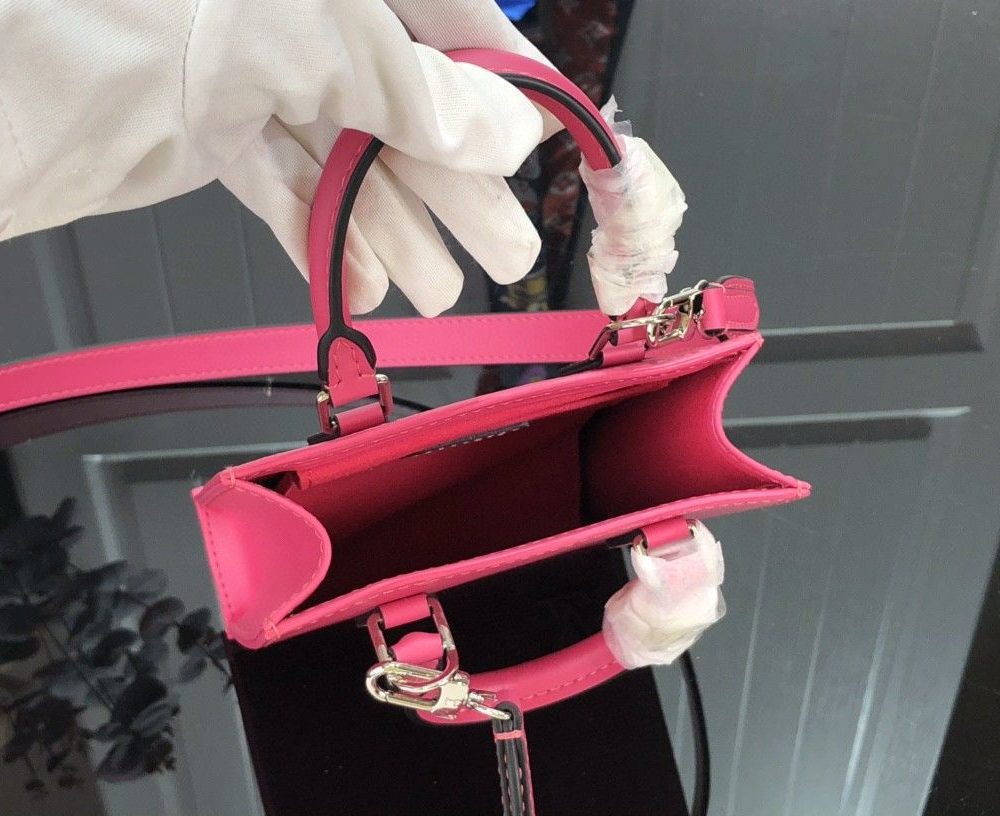 1:1 Replica Louis Vuitton LV Petit Sac Plat Light Pink/Yellow/Pink/Blue/White Essential Bag For Women 6.6in/17cm