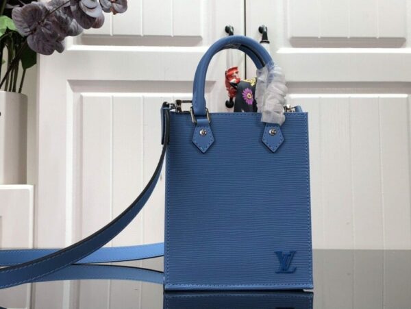 1:1 Replica Louis Vuitton LV Petit Sac Plat Light Pink/Yellow/Pink/Blue/White Essential Bag For Women 6.6in/17cm