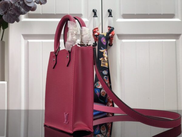 1:1 Replica Louis Vuitton LV Petit Sac Plat Light Pink/Yellow/Pink/Blue/White Essential Bag For Women 6.6in/17cm