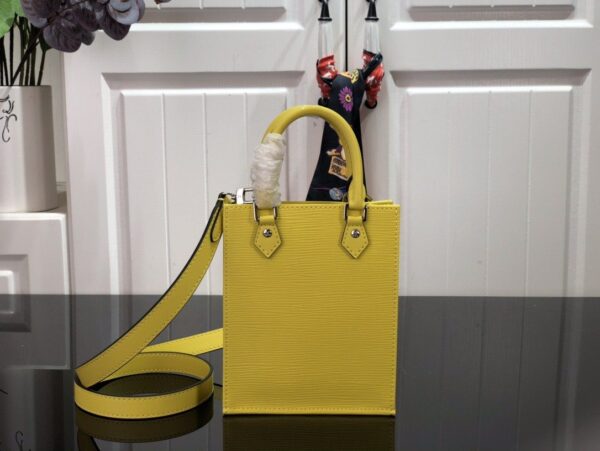 1:1 Replica Louis Vuitton LV Petit Sac Plat Light Pink/Yellow/Pink/Blue/White Essential Bag For Women 6.6in/17cm