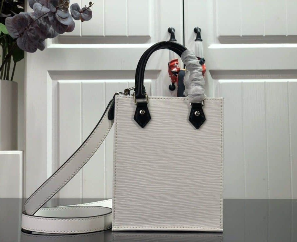 1:1 Replica Louis Vuitton LV Petit Sac Plat Light Pink/Yellow/Pink/Blue/White Essential Bag For Women 6.6in/17cm