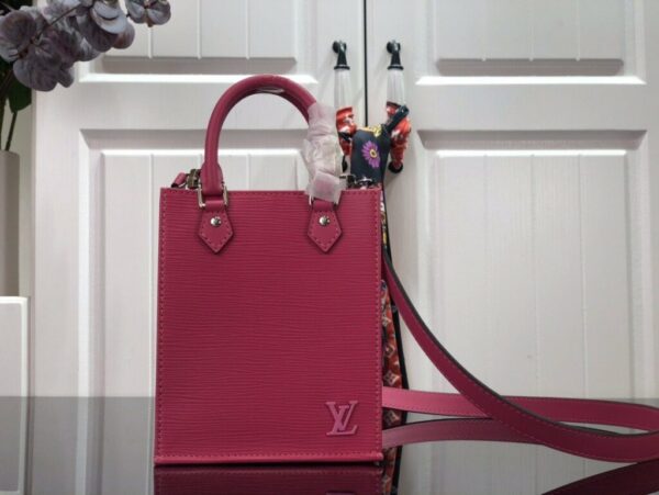 1:1 Replica Louis Vuitton LV Petit Sac Plat Light Pink/Yellow/Pink/Blue/White Essential Bag For Women 6.6in/17cm