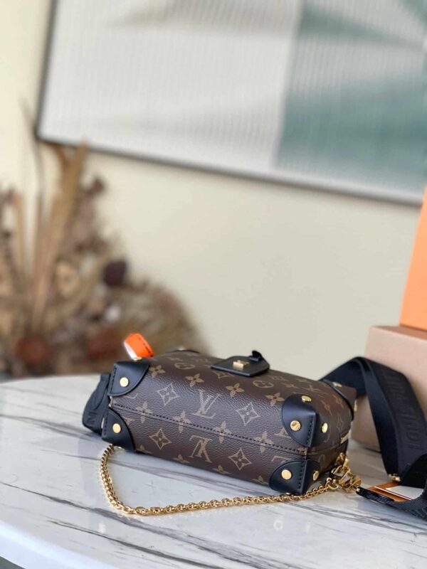 1:1 Replica Louis Vuitton LV Petite Malle Souple Monogram Canvas Luxury Bag For Women M45571 - 7.9in/20cm