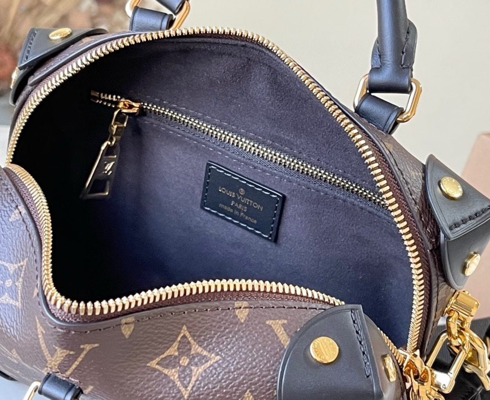 1:1 Replica Louis Vuitton LV Petite Malle Souple Monogram Canvas Luxury Bag For Women M45571 - 7.9in/20cm