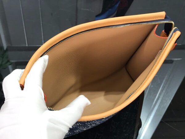 1:1 Replica Louis Vuitton LV Since 1854 Poche Toilette 26 Blue Essential Bag For Women 25 cm/ 9.8 in